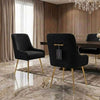 Set of 2 Marco Dining Chairs Brushed Velvet