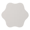 White Flower Shaped Coffee Table with 360° Rotating Top Living Room Furniture