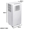 Daewoo Portable AC Unit 9000 BTU 3in1 Air Conditioner White Brand New In Box✅