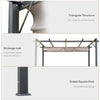3x3(m) Pergola Gazebo Awning Canopy Garden Sun Shade Shelter Aluminium