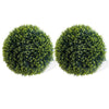 2Pcs Artificial Plant Topiary Ball,48CM Hanging Cedar Grass Ball for Garden