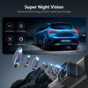 Dash Camera 4K Front and Rear, Touch Screen 3.18", Free 64GB Card