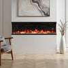 Electric Fireplace Panoramic Media Fire 40-80in Insert LED Fireplace Decorations