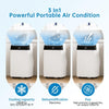 10000BTU Portable Air Conditioner 4-in-1 AC Unit Fan Dehumidifier Timer