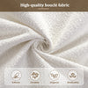 6FT Bouclé Super King Bed with Hydraulic Storage, USB Charging & Reading Lights