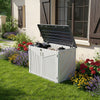 975 Litre Outdoor Storage Box Garden Patio Plastic Chest Lid Container Multibox