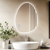 LED Bathroom Mirror with 3 Mode Lights Demister Illuminate Touch Sensor Anti-fog