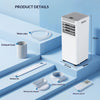 Portable Air Conditioner 7000 BTU, 6-in-1 Air Conditioning Unit Sleep Mode Timer