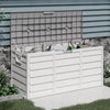 Large Outdoor Storage Box Garden Patio Plastic Chest Lid Container Multibox Shed