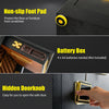 40L Safe Box Home Money Safe w/ Double Safety Key Lock & Built-in Cabinet Box