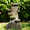 Water Feature Outdoor Indoor LED Fountain Waterfall Garden Decor (Cascading)