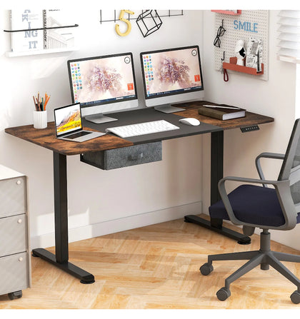 Electric Standing Desk Sit to Stand Table Height Adjustable Computer Workstation