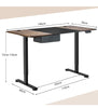 Electric Standing Desk Sit to Stand Table Height Adjustable Computer Workstation