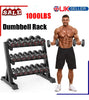 3 Tier Dumbbell Rack Stand Weight Rack for Dumbbells Home Gym Storage 1000lbs