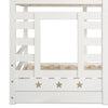 Kids Bunk Beds Double Pine Wooden Bunk Bed With Stairs 3FT Single Size Bed Frame