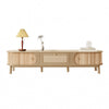 TV Unit 2 Door Rustic MDF Living Room Cabinet Media Stand Furntiure Wood 170 cm