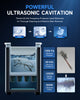 CREWORKS 30L Digital Ultrasonic Cleaner w 1200W Heater Dual Mode & LED Display