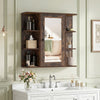 Modern Wall Mounted Medicine Cabinet w/3 Internal Shelves