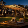 Metal Freestanding Hardtop Gazebo Aluminium Outdoor Pergola Waterproof for Patio