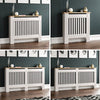 Arlington Radiator Cover White Traditional Modern Cabinet Wood Grill Furniture