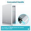 LED Bathroom Mirror Cabinet 500x700 Demister Shaver Socket with Bluetooth Option