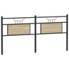 Replace Headboard Sonoma Oak 160 cm Engineered Wood and Steel