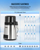 CO-Z 4L Pure Water Distiller Countertop 1750W Purifier Machine w Timer & Temp UK