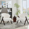 🔥Mid Century Modern Armchair Vintage Style Danish Upholstered Seat Accent Chair