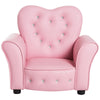 Kids Armchair Toddler Sofa Seating Girls Princess Chair Playroom Bedroom Nursery