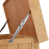 Garden Storage Tool Shed Cabinet Outdoor Wooden Box Shelves Organizer Cupboard