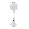 2L Water Spray Fan Mobile Portable Cooler Air Conditioning Unit Fan Humidifier