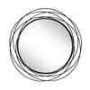 Modern 80cm Round Wall Mirror Decoration Metal Orbital Wall Art for Bedroom Home