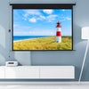 72/92/100/120"HD Electric Motorized Projector Screen Matte White Fabric 4:3 16:9
