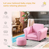 Kids Sofa Chair Seat Childrens Armchair Footstool Playroom Bedroom Pink