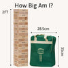 64 Block Giant Tumbling Tower | Educational Outdoor Game for Family Bonding