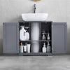 Modern Bathroom Sink Cabinet Under Basin Unit Cupboard Storage Furniture Grey
