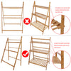 Multiple Flower Plant Pot Stand Folding Ladder Display Shelf Garden Storage Rack