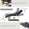 Massage Table Hydraulic Adjustable Chair Bed Beauty Salon Recliner Stool