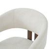 Dining Chairs Set of 2 w/ Linen Fabric & Sturdy Metal Frame for Dining, Living