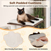 112 CM Tall Modern Cat Tree for Indoor Cats-Brown