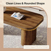 120cm Rectangle Coffee Table Wood Center Low Cocktail Tea Table for Living Room