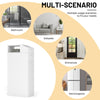 Bathroom Slim Floor Cabinet Narrow Wooden Storage Cupboard Toilet with Drawer Xp