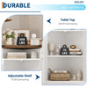 Bathroom Corner Storage Cabinet,Small Storage Unit with Drawer&Doors for Kitchen