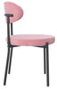 2 Velvet Dining Chairs Velvet Seat Chairs Plush velvet seat and backrest