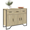Sideboard Sonoma Oak 97x32.5x74.5 Engineered Wood T9Z2