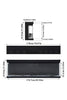 Electric Fireplace Panoramic Media Fire 40-80in Insert LED Fireplace Decorations