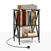 Record Player Stand Turntable Stand Vinyl Storage Cabinet Brown