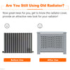 Grey Radiator Cover Grill Shelf Cabinet MDF Wood Modern Traditional Furniture