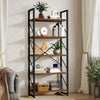 Vintage Industrial Bookcase Display Storage Shelving Unit Metal Tall Rustic