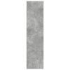Wardrobe Concrete Grey 30x50x200 cm Engineered Wood